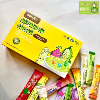 Combo Bột Rau Củ hữu cơ cho bé ăn dặm Dalahouse - Hộp 63g