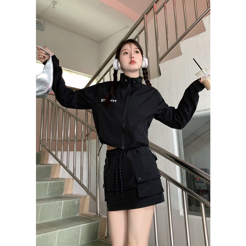 Set Áo Khoác Và Chân Váy Phong Cách Mới Cho Nữ