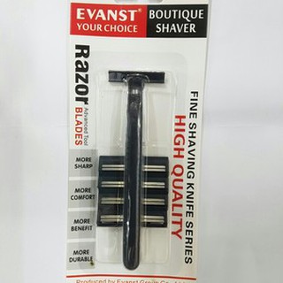 Dao cạo râu razor evanst ev-07 kèm 4 lưỡi