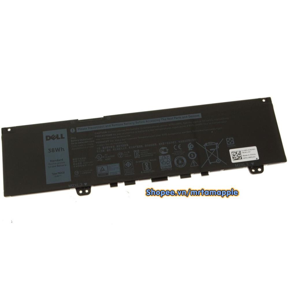 PIN LAPTOP DELL INSPIRON 7370 38Wh (ZIN) - Inspiron 13 7370 7373 7386 5370, Vostro 5370, RPJC3 0RPJC3 F62G0 39DY5