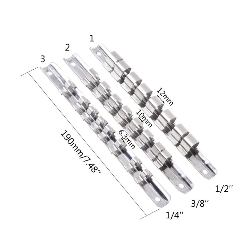 Giá Đỡ Ổ Cắm Điện Kèm 8 Kẹp 1 / 4 &quot;3 / 8&quot; 1 / 2 &quot;