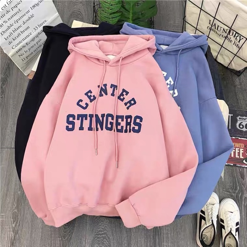 (XẢ ĐẦU MÙA) Áo hoodie nỉ bông, áo nỉ nữ chữ center nhiều màu hot 2021 | BigBuy360 - bigbuy360.vn