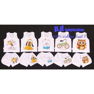 Set 5 bộ ba lỗ quần thể thao bt/bg