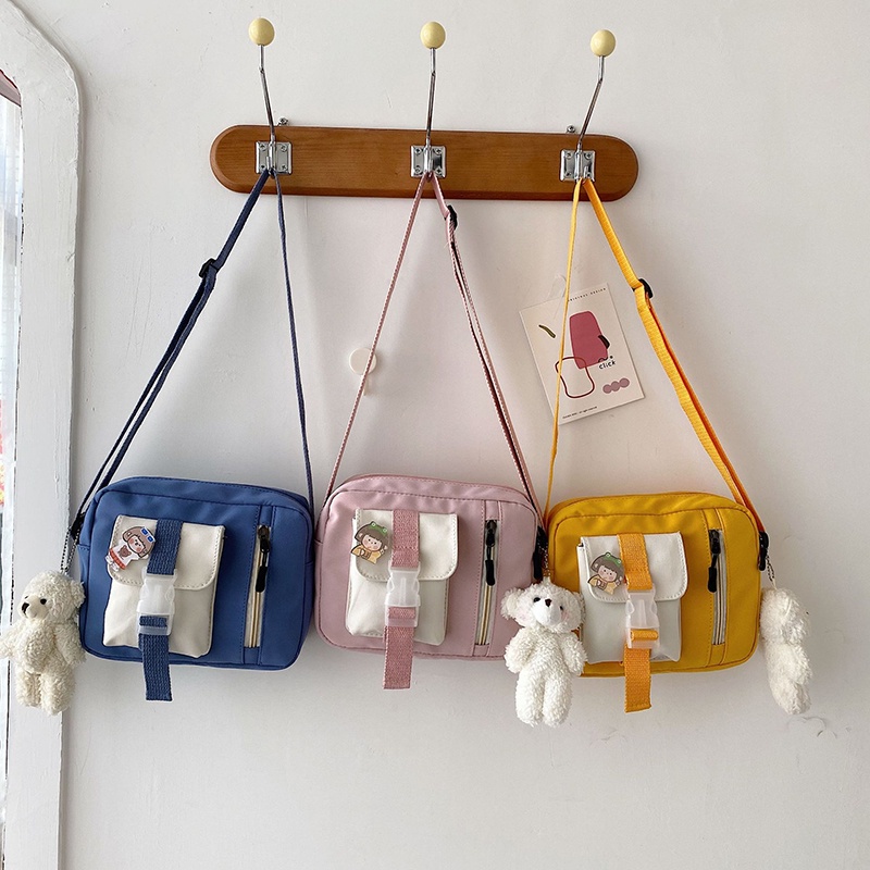 Túi Đeo Chéo Canvas 2022 Thời Trang Phong Cách Nhật Bản JP5