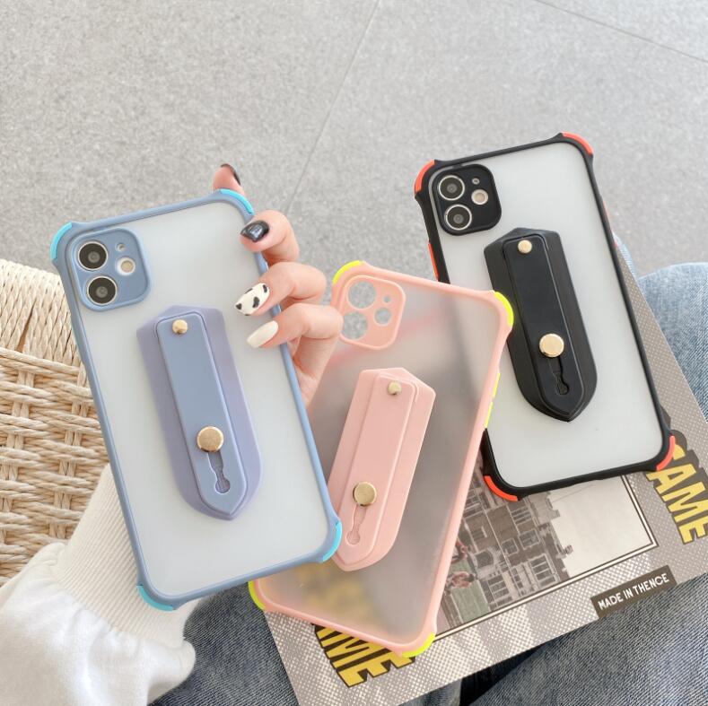 Ốp Lưng Bảo Vệ Bốn Góc Có Giá Đỡ Cho Iphone 11 Pro Max 6 6s 7 8 Plus X Xs Max Xr