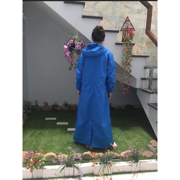 Áo Mưa măng tô nam nữ 2 lớp cao cấp chống thấm