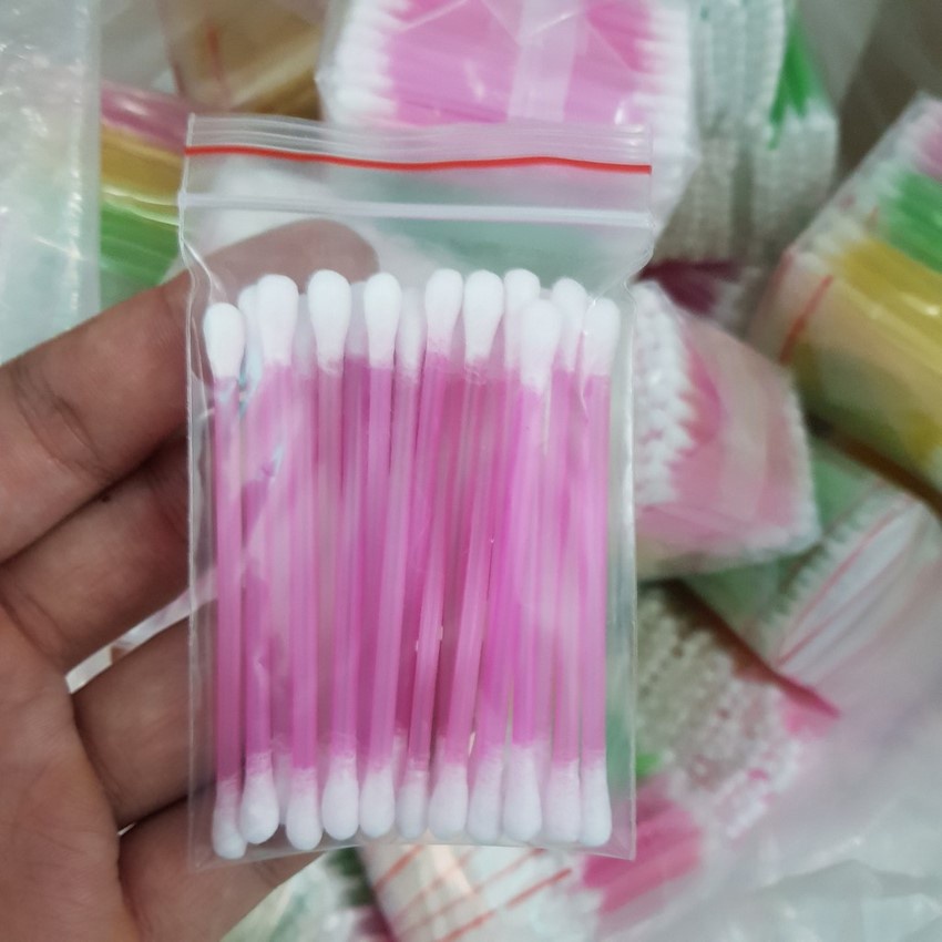 Bông ngoáy tai gỗ tăm bông nhỏ gọn tiện lợi vệ sinh tai dễ dàng DANA