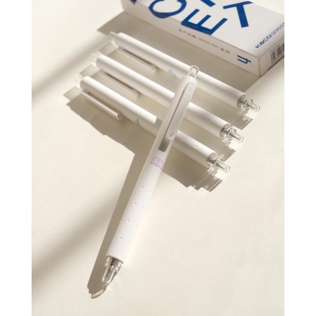Bộ 4 Bút Kaco ROCKET Study Mực Đen Phiên Bản Đặc Biệt - Hàng Chính Hãng
