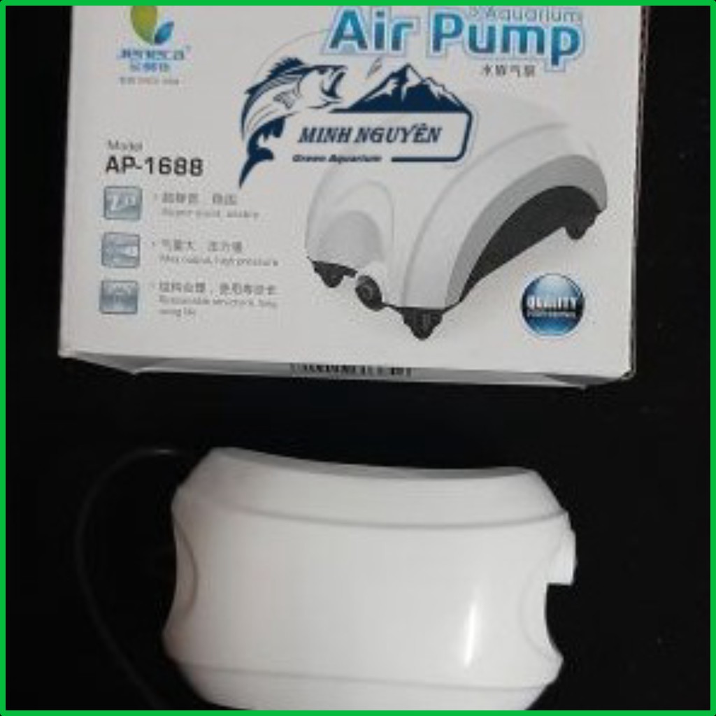 Máy sủi oxy mini Jeneca AP 1688 Bơm oxy hô cá Thái Lan giá rẻ chạy êm