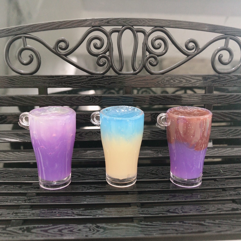 Ly cốc đồ chơi resin handmade tạo hình galaxy