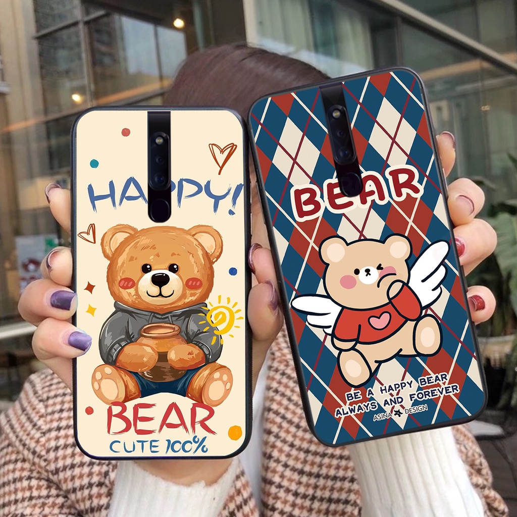 Ốp lưng Oppo F11 / F11 Pro in hình cute, mẫu chú gấu siêu đẹp- GIÁ RẺ