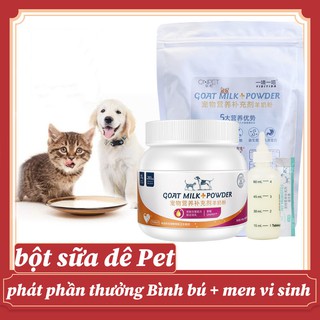 Bột sữa dê cho thú cưng, sữa bột cho mèo, chó con và mèo con, sản phẩm sức khỏe cho chó