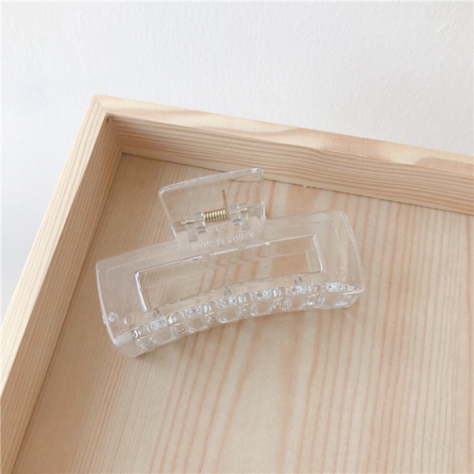 Kẹp tóc càng cua Hàn Quốc nữ đẹp hottrend nhám cỡ size lớn iLita cặp búi tóc dễ thương cào 10 răng, 14 răng