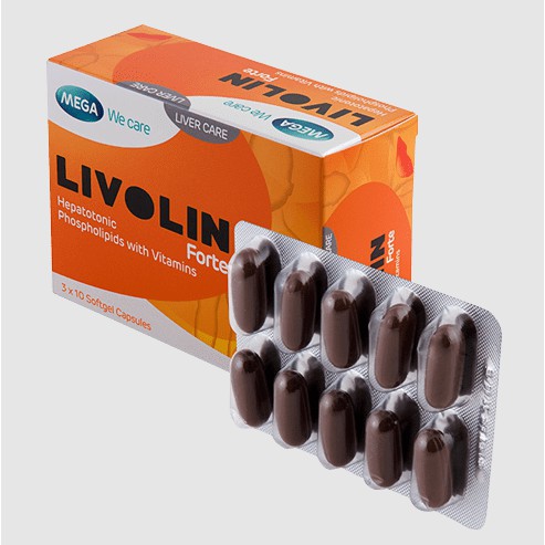 Livolin forte – Hỗ trợ tăng cường chức năng gan, giảm các vấn đề xơ gan, gan nhiễm mỡ (30 viên)