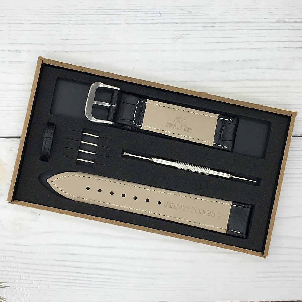 Dây da đồng hồ nam nữ đủ Size 18mm 20mm 22mm, Da thật  - Chính Hãng - VinBuy