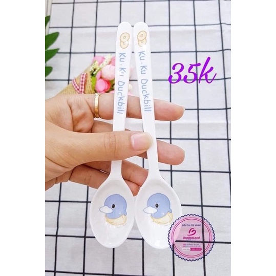 BỘ ĐÔI CHÉN VÀ MUỖNG ĂN KUKU CHO BÉ - Baabeeland