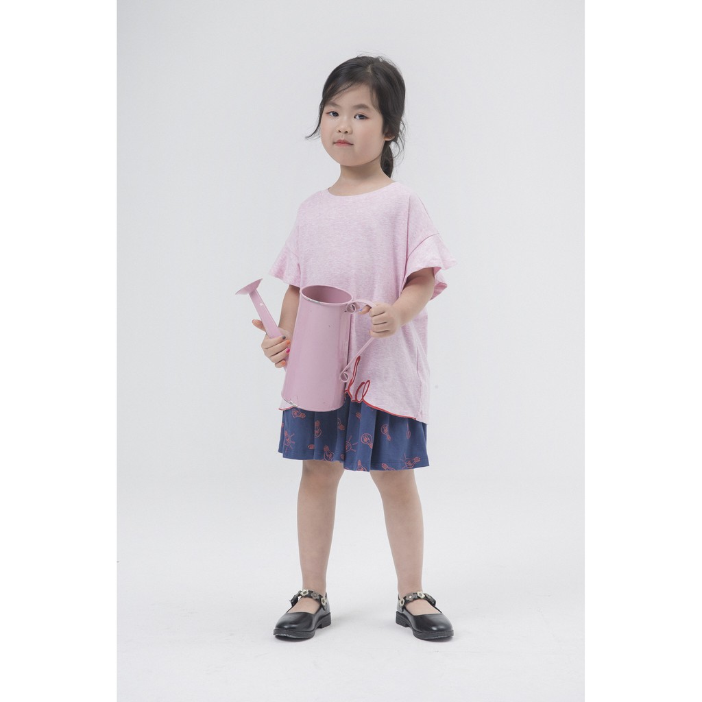 Chân váy họa tiết bo chun 2 lớp Bé Gái IVY moda MS 31G0748