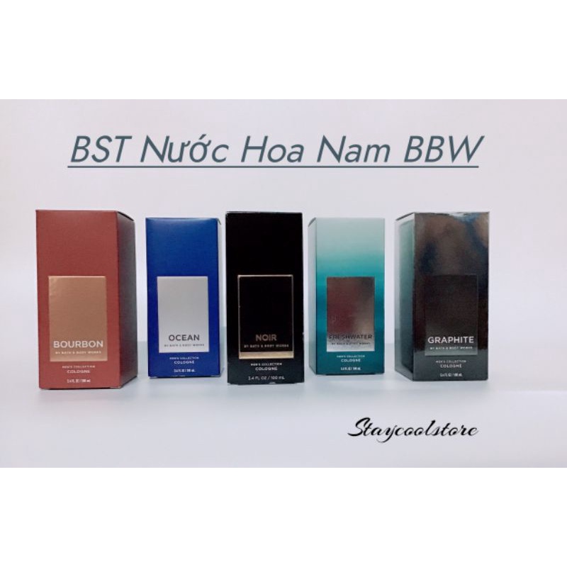 Nước hoa nam cologne Bath& Body Works 100ml