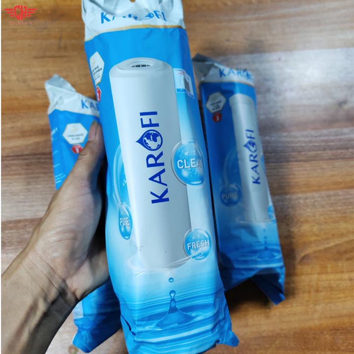 Bộ 3 lõi lọc Karofi số 1,2,3 cho máy lọc nước karofi