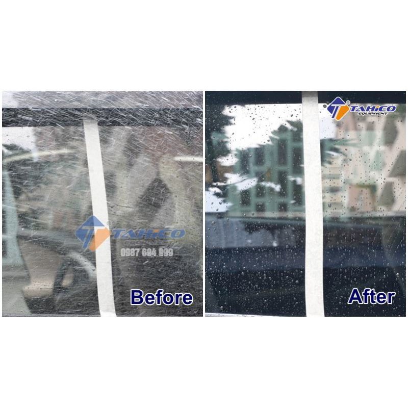 Dung dịch rửa kính chuyên dụng xe ô tô Clean Glass + Tặng khăn lau kính
