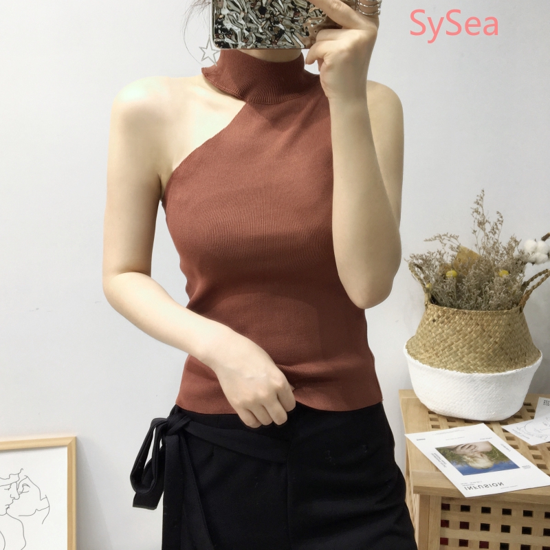 Áo Dệt Kim Sát Nách Thiết Kế Ôm Sát Tôn Dáng