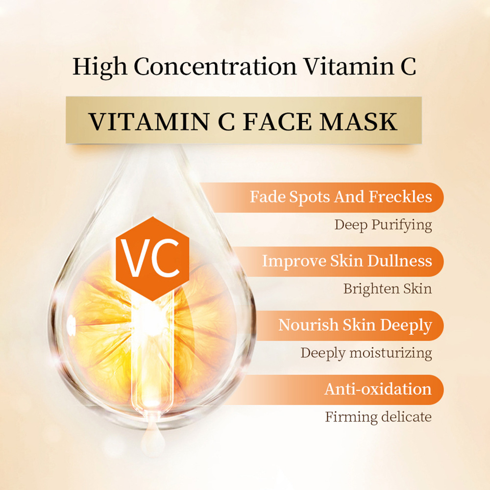 [Hàng mới về] Mặt Nạ Vibrant Glamor Vc Chống Lão Hóa / Nếp Nhăn
