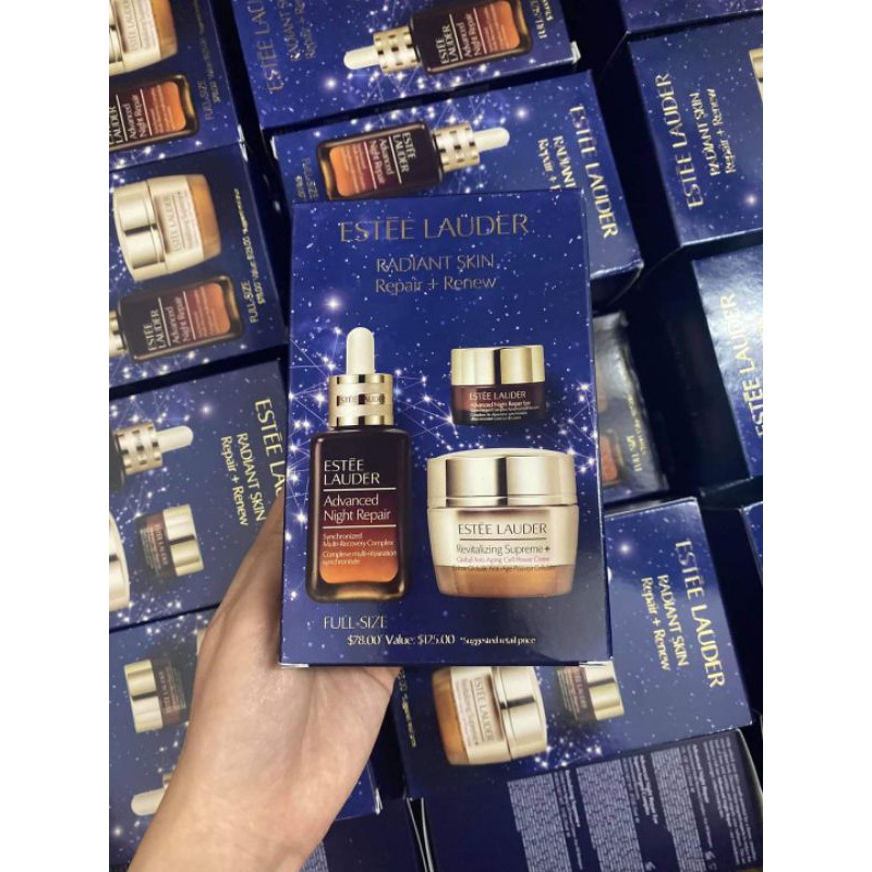 Bộ sản phẩm E.s.t.e.e Lau.der 3 món (Serum ANR 30ml)