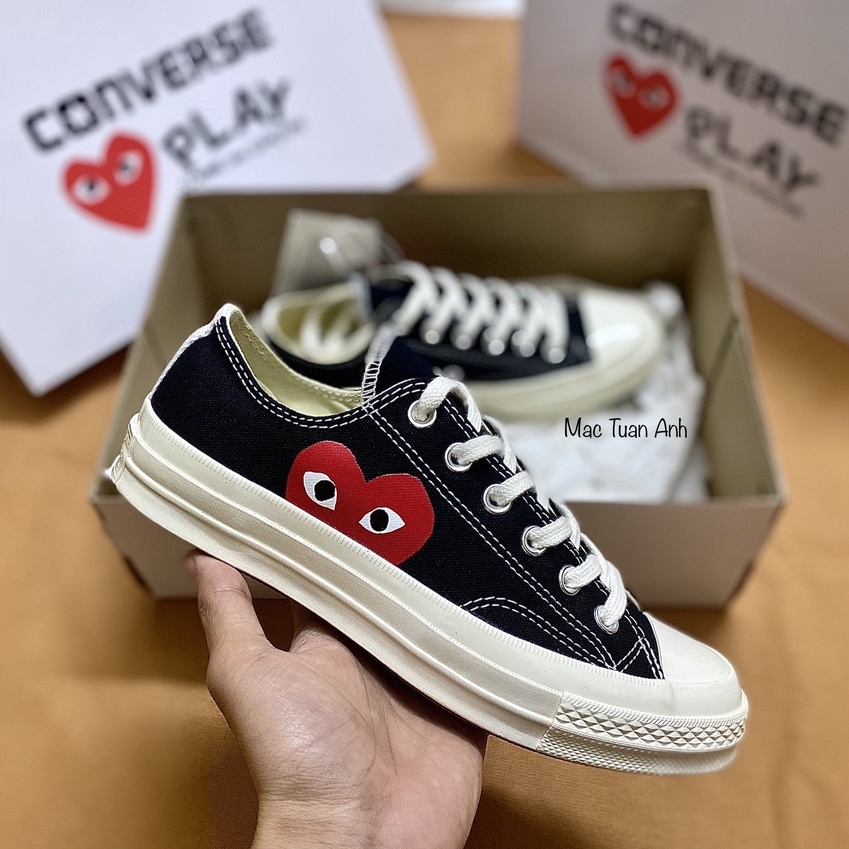 Onion.A - Giày Converse Chính Hãng CDG Low Đen - 150206C