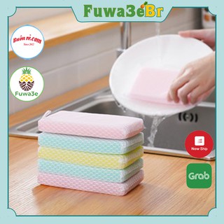 Set 5 mút lưới rửa chén bát tạo bọt kháng khuẩn daiso – buôn rẻ 00226