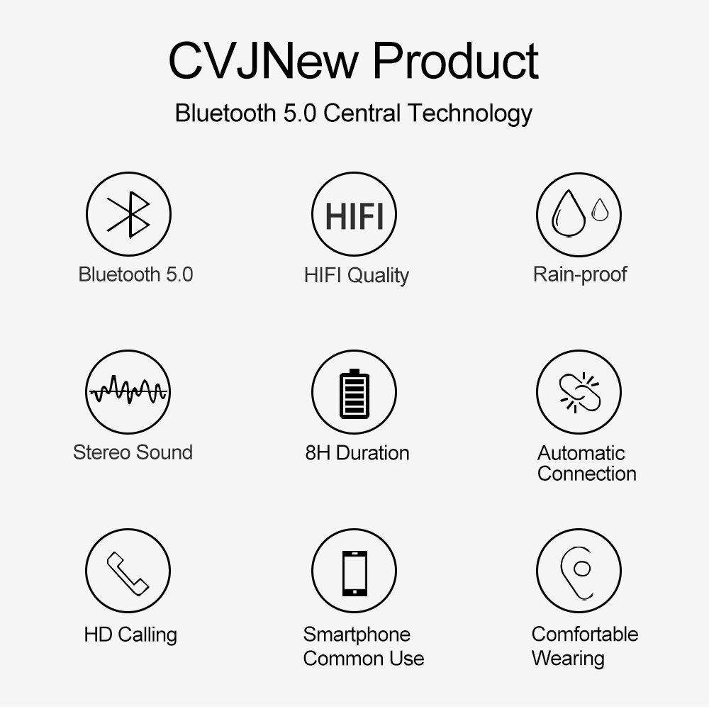 Dây cáp nâng cấp Cvj Ct1 có kết nối Bluetooth 2 chân / Mmcx chuyên nghiệp