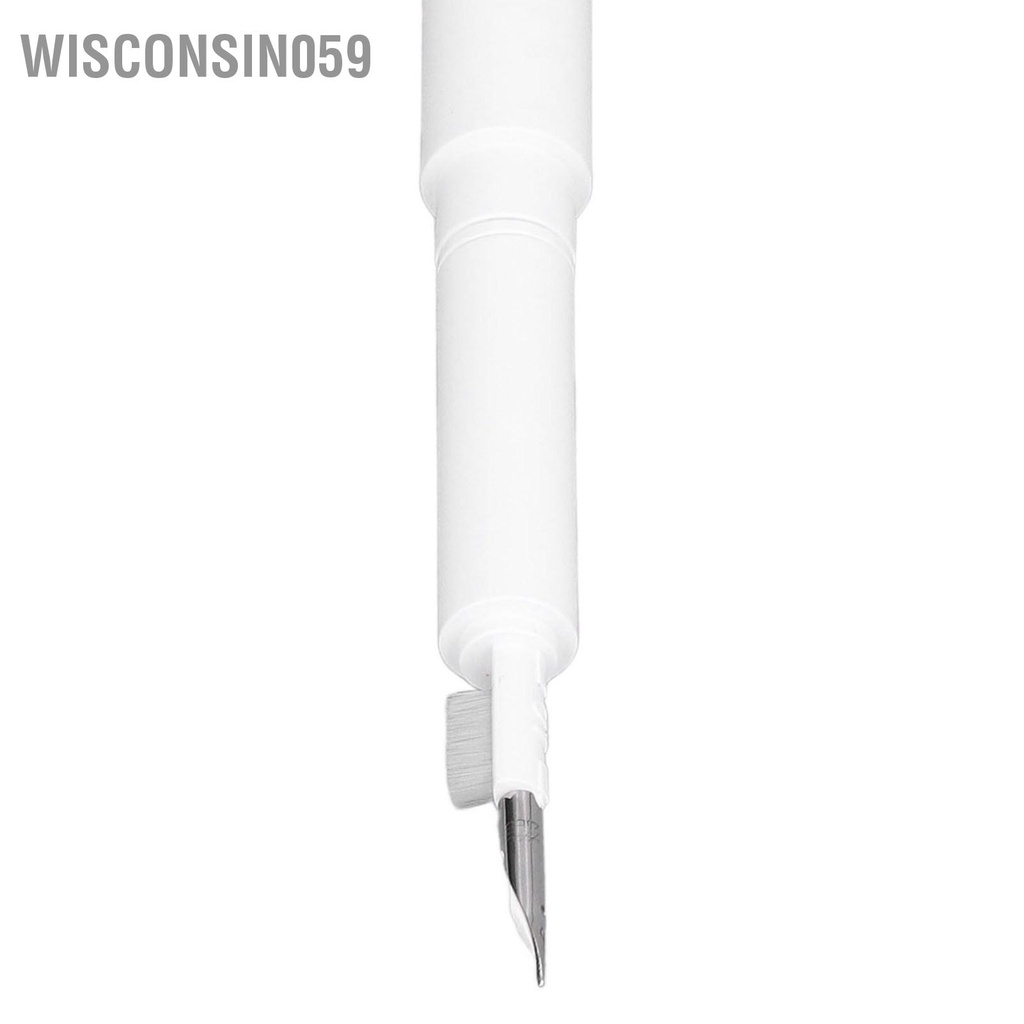 Wisconsin059 Bút làm sạch Earbuds 4 trong 1 Đa chức năng Riêng biệt Dễ dàng Bàn chải di động cho phím máy ảnh