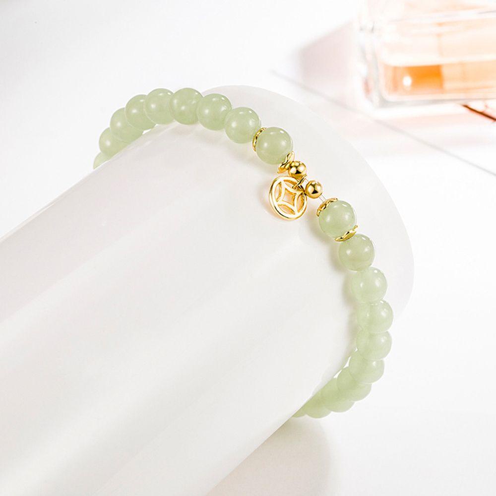 Vòng Tay Chuỗi Hạt Tròn Sáng Tạo Cho Nữ