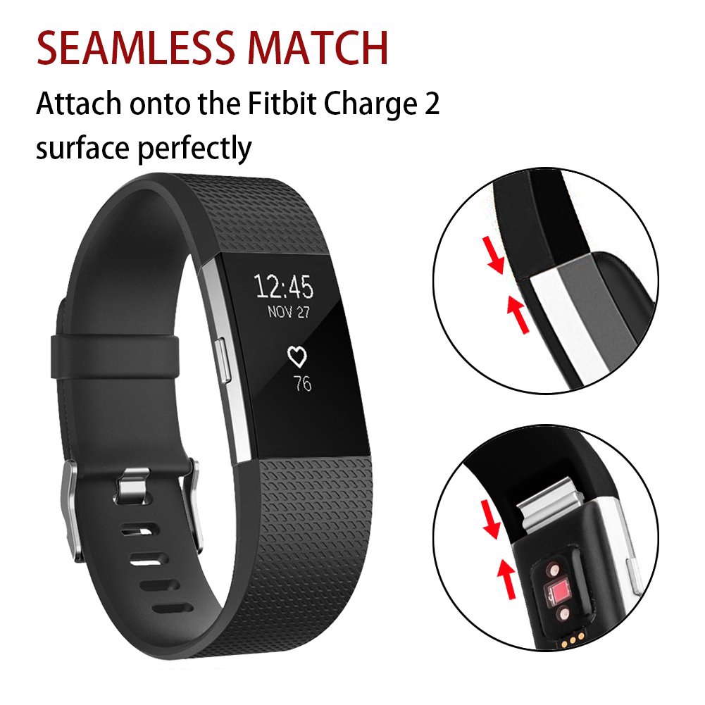 Dây đeo thể thao thay thế cho đồng hồ thông minh Fitbit Charge 2