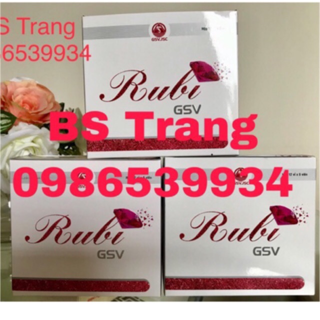 [Mã FMCGLOC giảm 5% đơn 250K] Rubi GSV - giảm lão hóa, bổ sung vitamin cho da sạm, nám, tàn nhang & da mụn | BigBuy360 - bigbuy360.vn