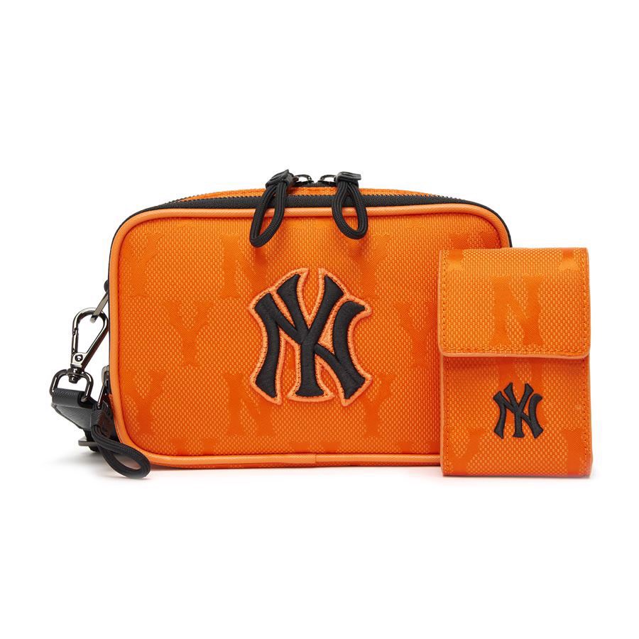 Túi đeo chéo MLB hoạ tiết NY hàng Quảng Châu cao cấp dành cho cả nam và nữ phong cách Hàn Quốc - Hùng Nón Hiệu