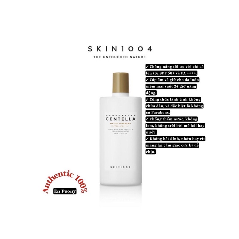 Skin1004 Kem chống nắng Rau Má Madagascar Centella Air-fit Suncream SPF50+ PA+ Dành Cho Mọi Loại Da | BigBuy360 - bigbuy360.vn