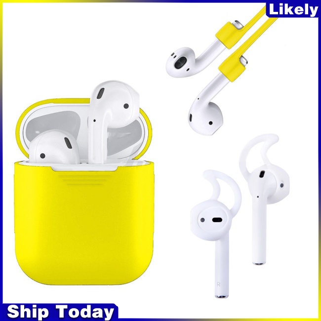 Vỏ Silicone Bảo Vệ Hộp Sạc Tai Nghe AirPods 3 Trong 1 Tiện Dụng
