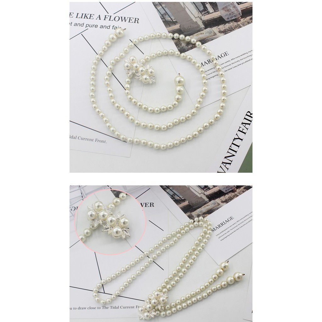 Thắt lưng chuỗi ngọc dễ thương đôi bướm TTL52