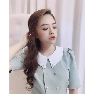 ÁO SƠ MI CỔ PETER PAN