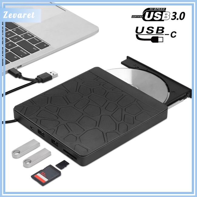 Ổ Đĩa DVD USB 3.0 Type C Tốc Độ Cao Đa Năng
