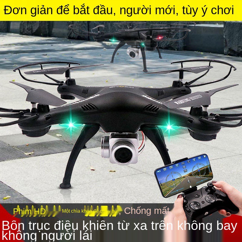 Máy bay điều khiển từ xa chụp ảnh trên không UAV Đồ chơi trẻ em HD chuyên nghiệp siêu bền dài cho học sinh tiểu