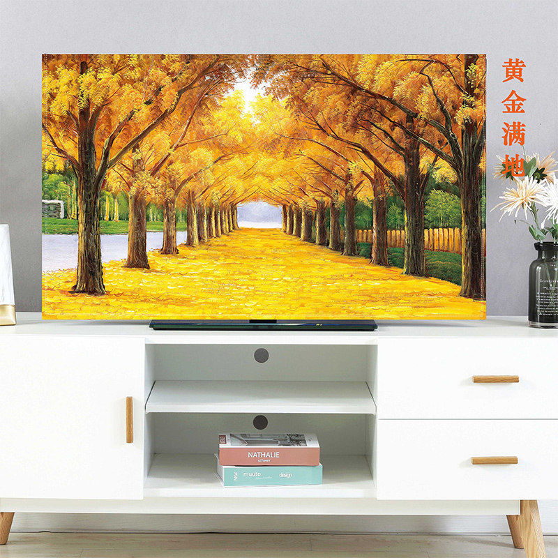 Áo màn hình TV vải hiện đại, áo Màn hình LCD TV 55 inch, áo chống bụi, khăn che phủ, khăn che phủ, khăn che phủ