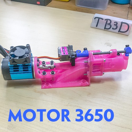 Turbo Jet ống xả nhỏ Motor Khong Choi Than size 36x