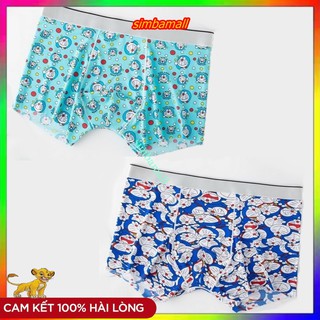 sịp đùi nam hoạt hình - Quần sịp nam đùi hoạt hình doremon thun lạnh 4 chiều