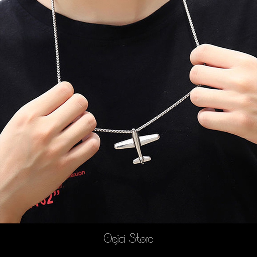 Dây chuyền nam nữ thời trang, Vòng cổ máy bay độc đáo cá tính phong cách đường phố, Unisex