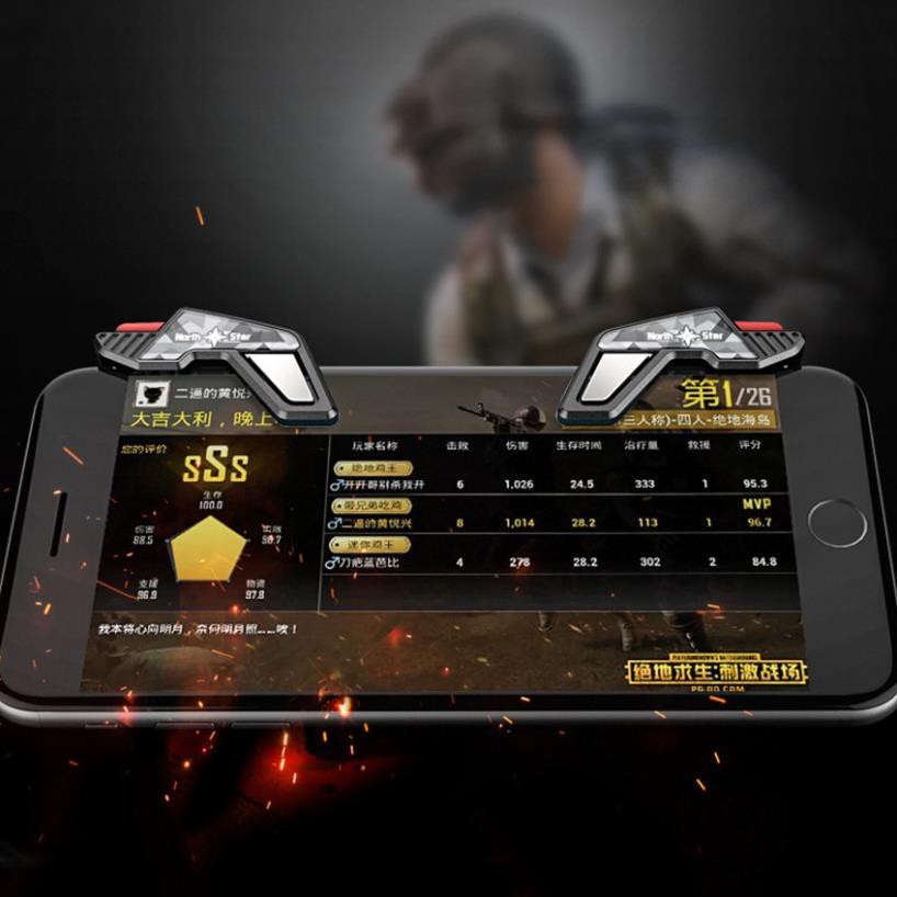 Nút bắn Pubg Freefire North Star - Nút bấm Pubg Phụ kiện chơi Pubg Mobile