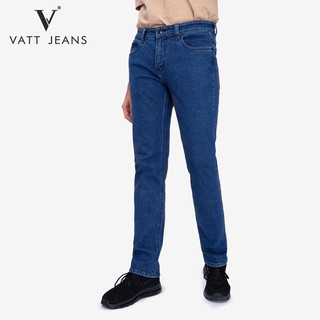 Quần Jeans Nam ống suông Xanh Đậm - Vatt Jeans