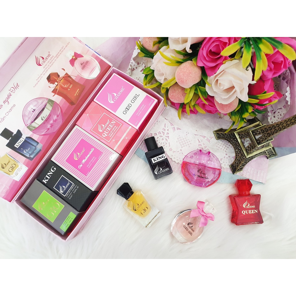 Nước hoa nam nữ Charme Mini 10ml