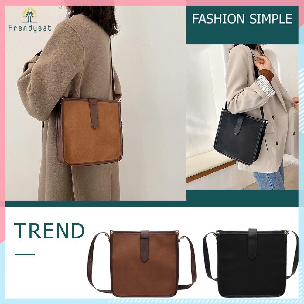 Túi Xách Da Pu Cỡ Lớn Phong Cách Vintage Cho Nữ