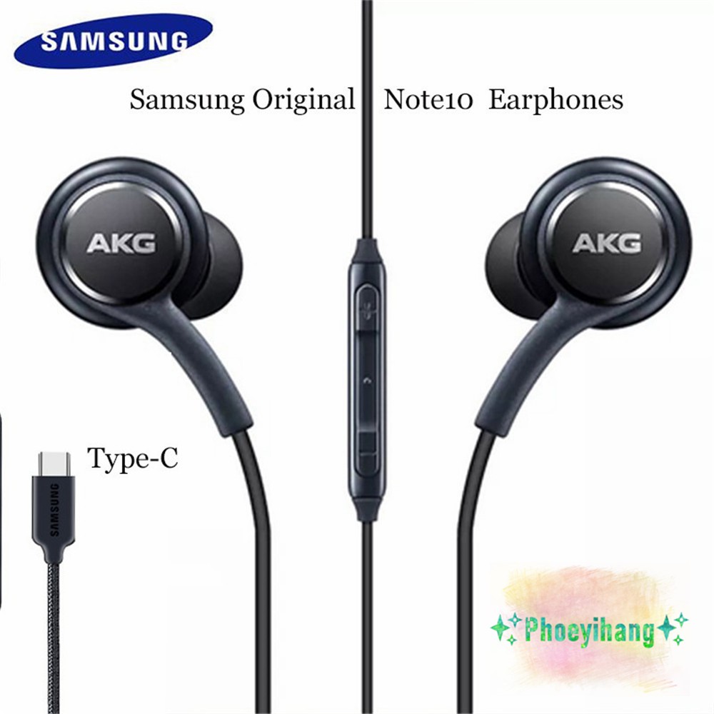 Tai Nghe Nhét Tai Cổng Usb Type C Cho Samsung Galaxy Note 10 + Plus